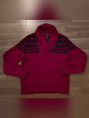 Ralph Lauren LRL Chunky Sweater L